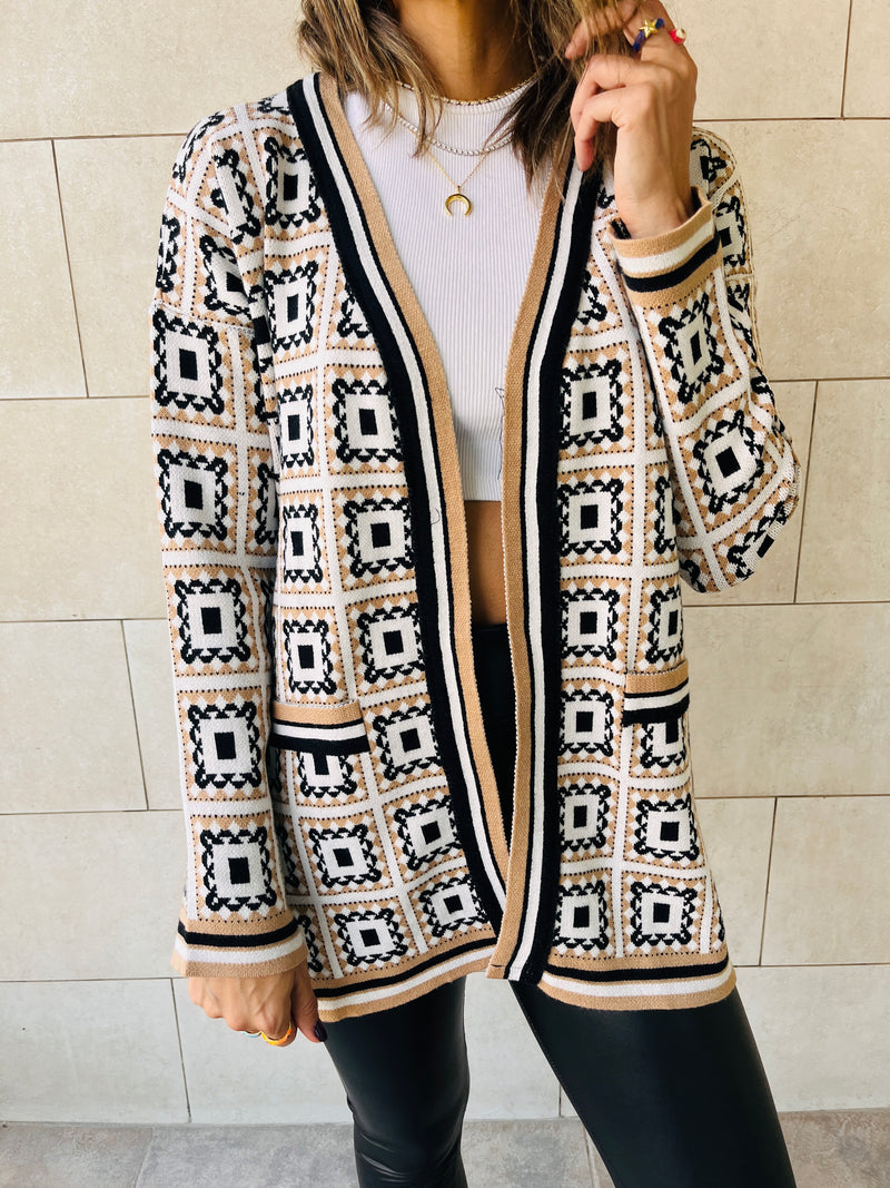Beige Majolica Cardigan