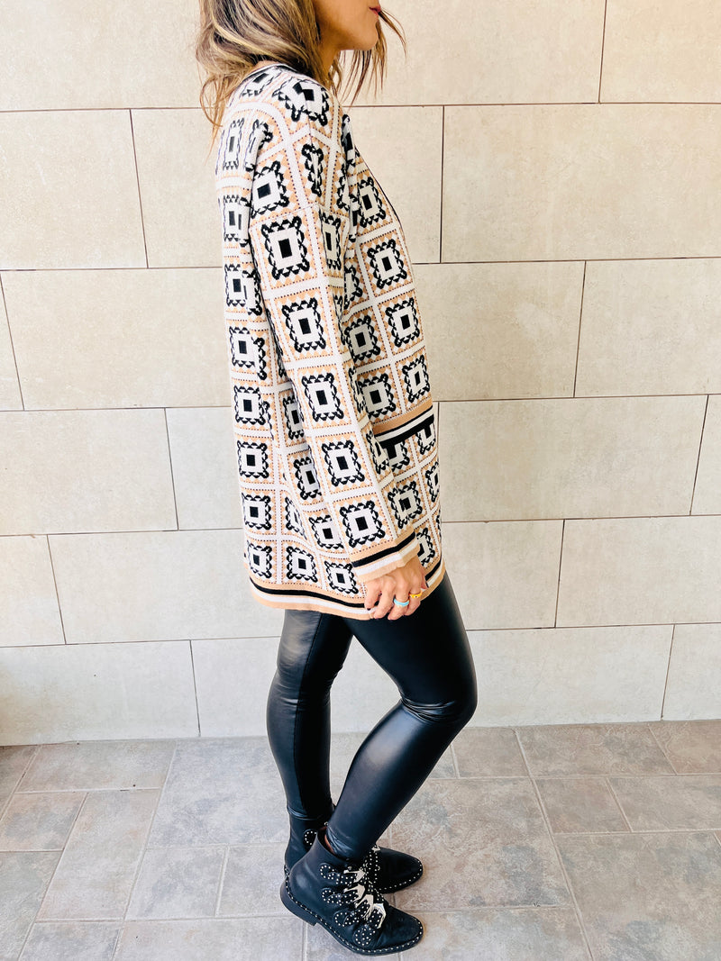 Beige Majolica Cardigan
