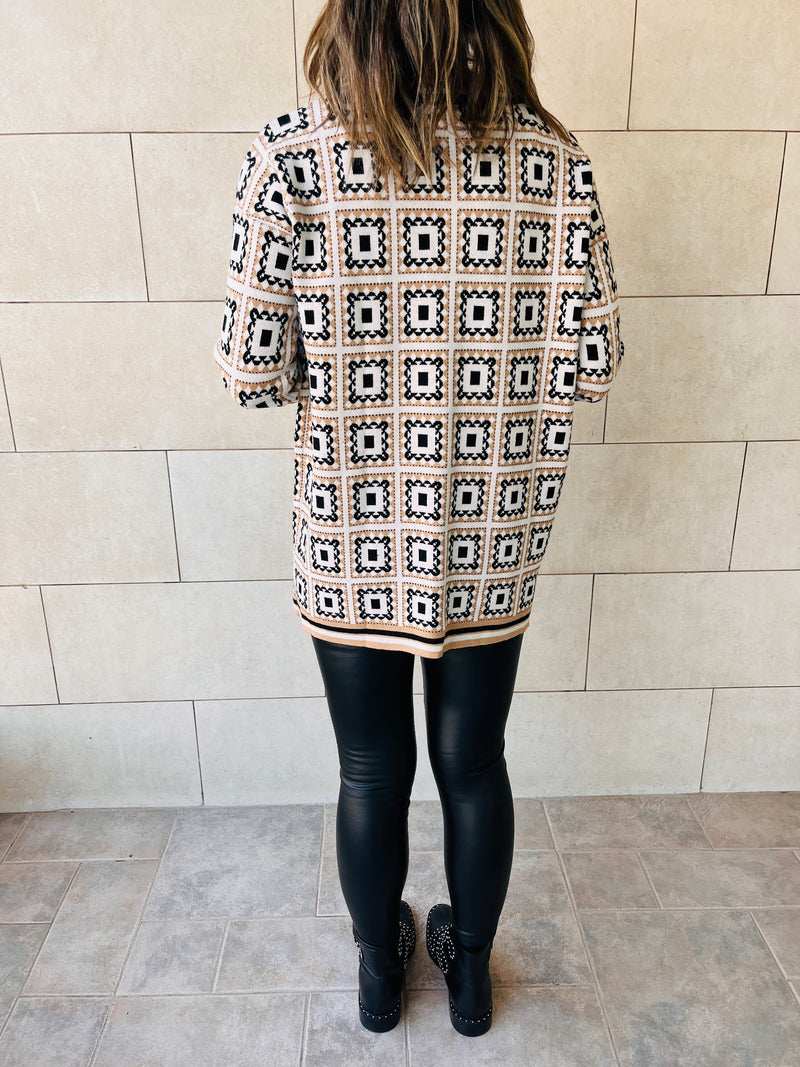 Beige Majolica Cardigan