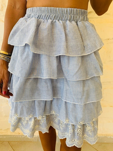 Anglaise Tiered Skirt