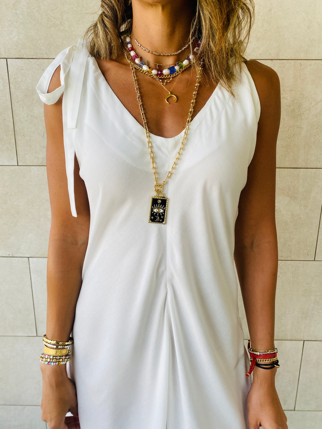 White Catalonia Dress