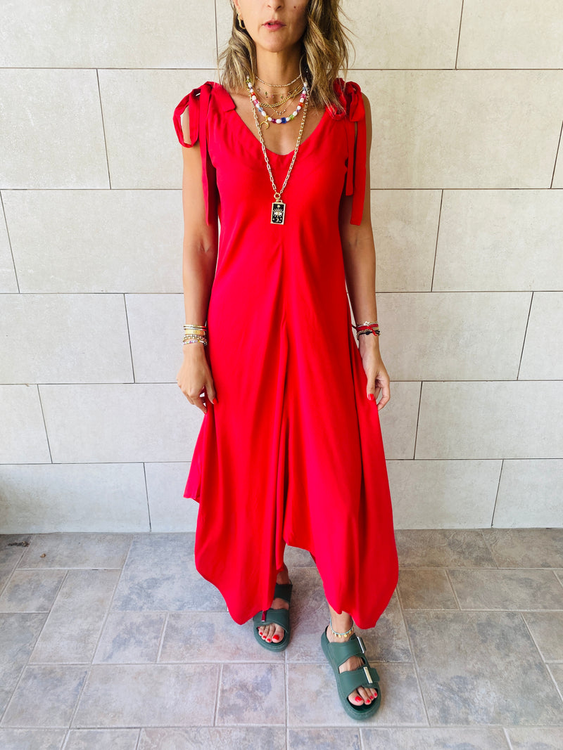 Red Catalonia Dress