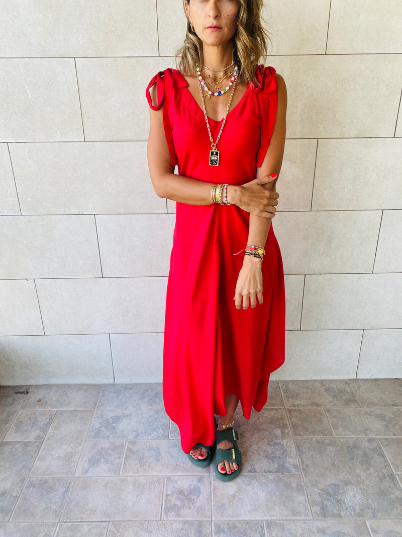 Red Catalonia Dress