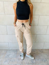 Beige Cargo Pants