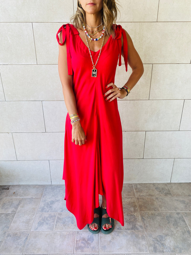 Red Catalonia Dress