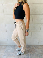 Beige Cargo Pants