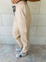 Beige Cargo Pants