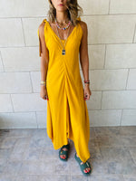 Mustard Catalonia Dress