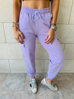 Lilac Cargo Pants