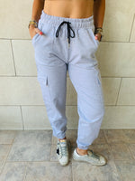 Grey Cargo Pants