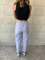 Grey Cargo Pants