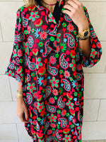 The Paisley Embroidered Limited Edition Kaftan