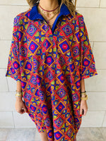 The Blues Limited Edition Embroidered Kaftan