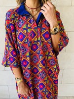 The Blues Limited Edition Embroidered Kaftan