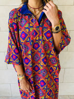 The Blues Limited Edition Embroidered Kaftan