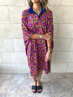 The Blues Limited Edition Embroidered Kaftan
