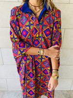 The Blues Limited Edition Embroidered Kaftan
