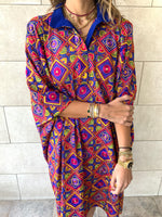 The Blues Limited Edition Embroidered Kaftan