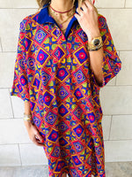 The Blues Limited Edition Embroidered Kaftan
