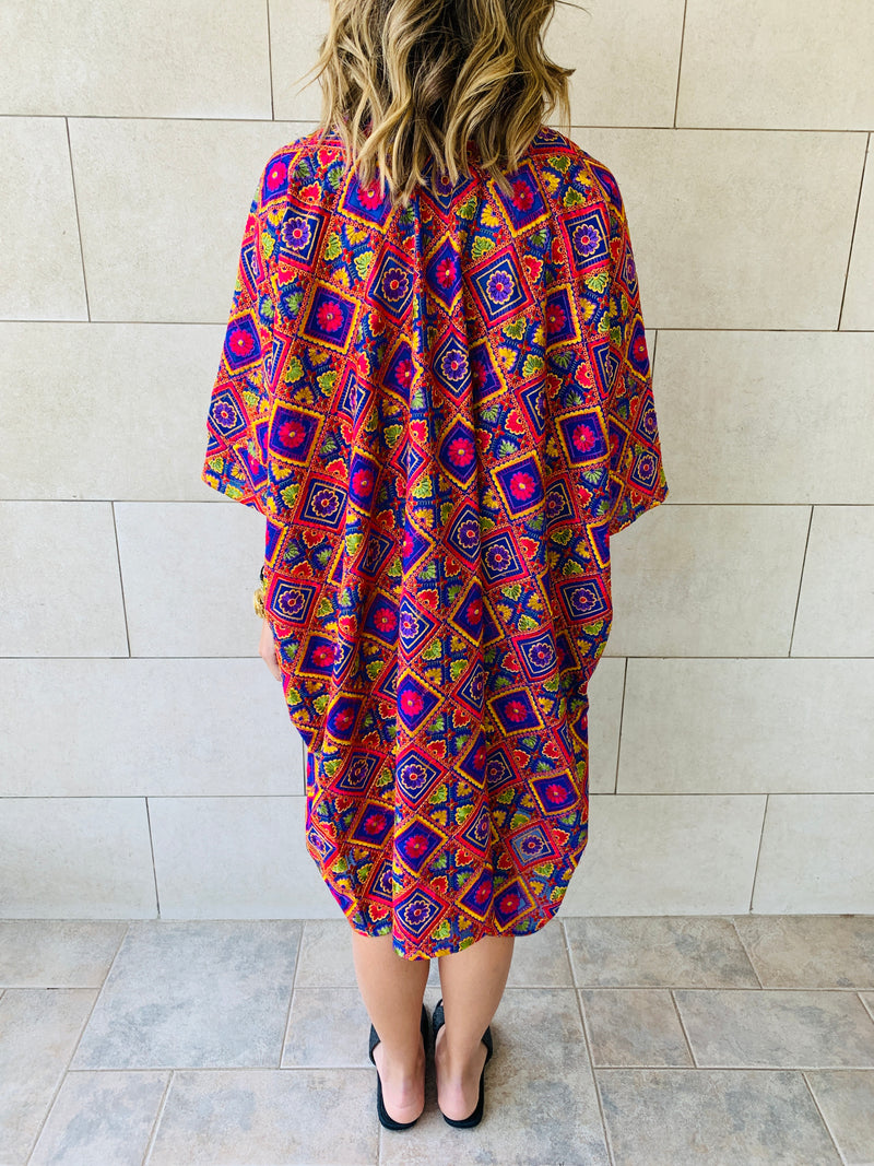 The Blues Limited Edition Embroidered Kaftan