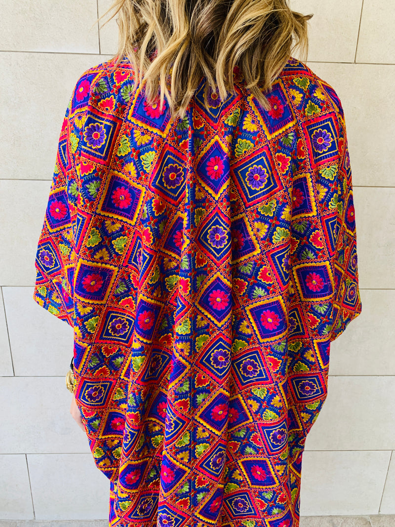 The Blues Limited Edition Embroidered Kaftan