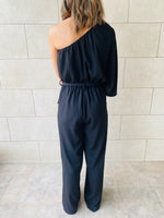 Black One Shoulder Jumpsuit