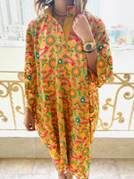 The Beige Limited Edition Embroidered Kaftan