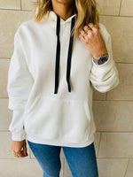 Effortless White Hoodie