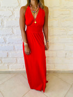 Rouge Halter Dress