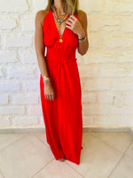 Rouge Halter Dress