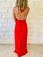 Rouge Halter Dress