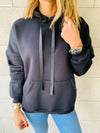 Effortless Black Hoodie