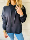 Effortless Black Hoodie