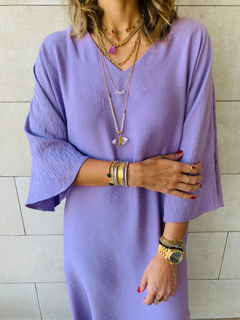 Lilac Effortless Kaftan