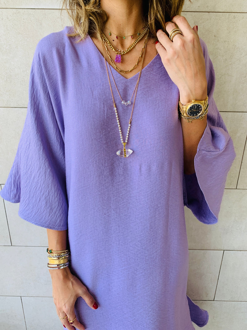 Lilac Effortless Kaftan