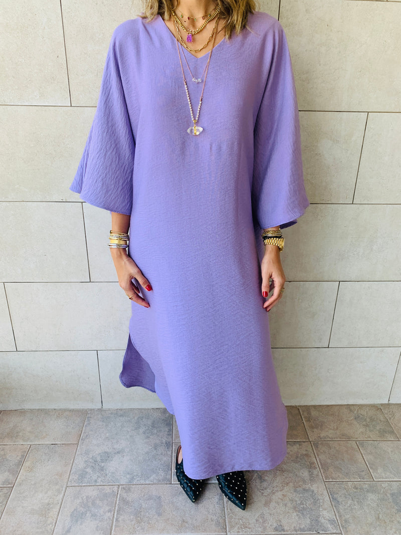 Lilac Effortless Kaftan