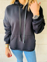Effortless Black Hoodie