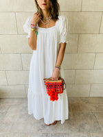 White Puffed Dress