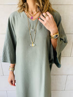 Olive Effortless Kaftan