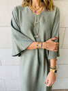 Olive Effortless Kaftan