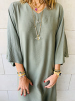 Olive Effortless Kaftan