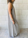 Beige Heavy Knit Sleeveless Dress