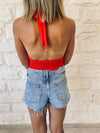 Rouge Halter Top