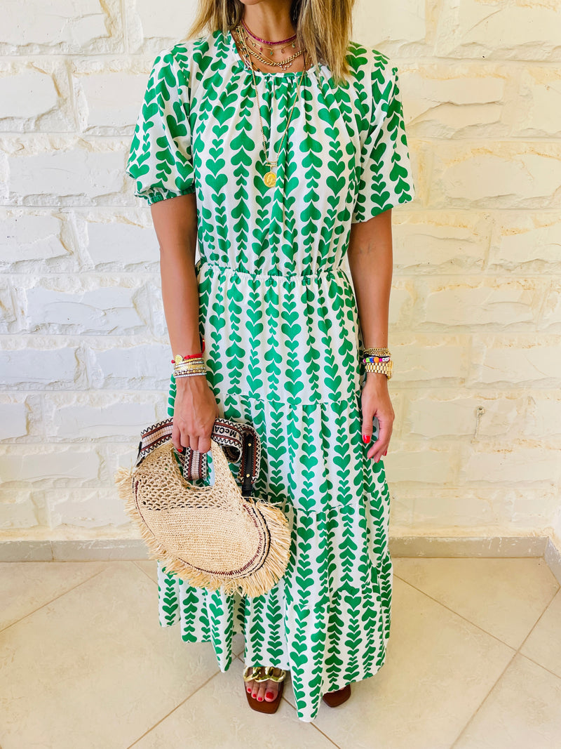 I Heart Green Dress