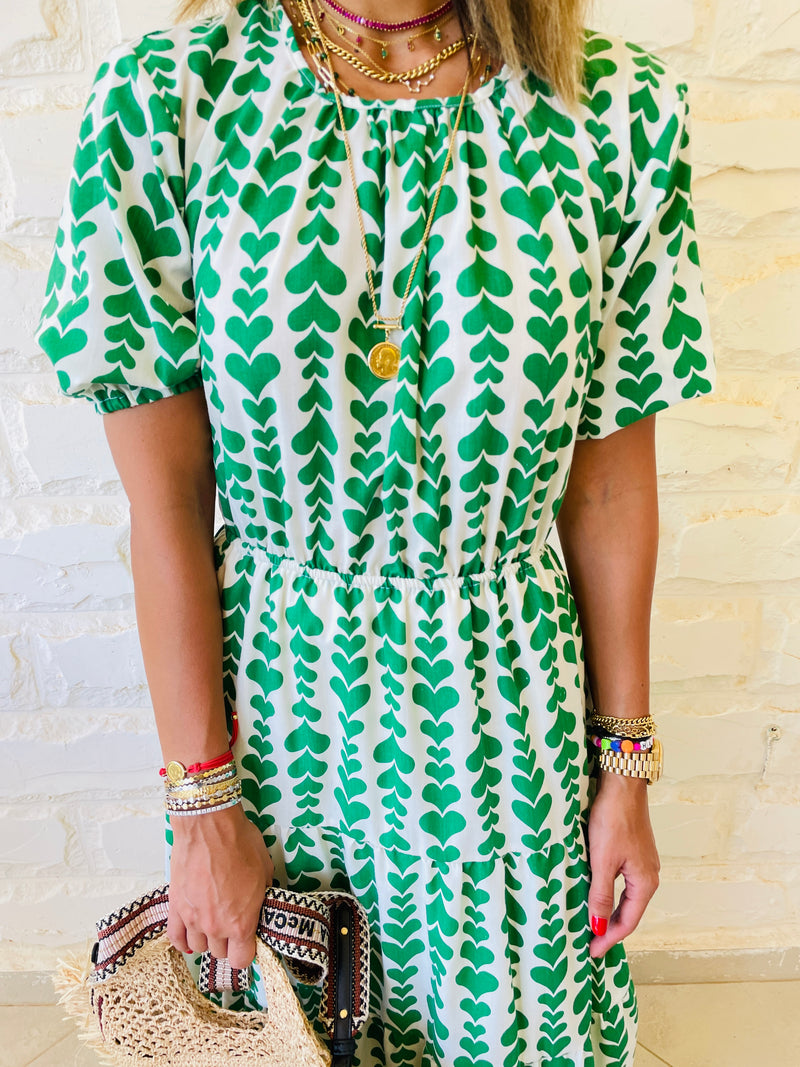 I Heart Green Dress