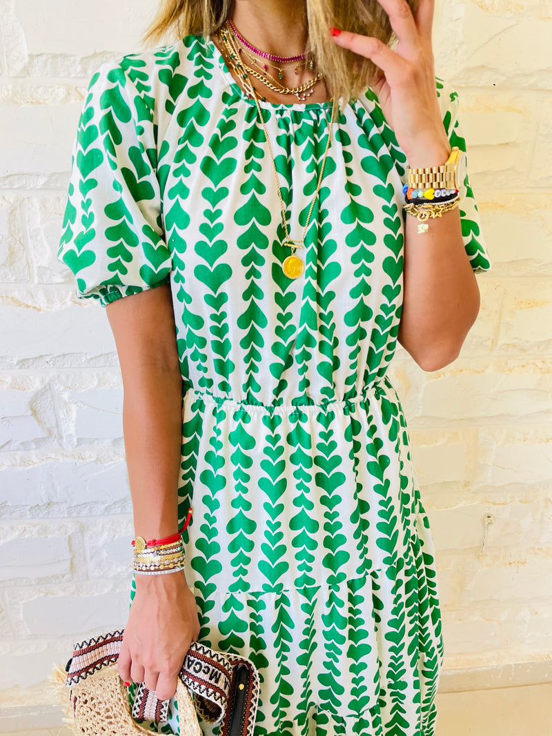 I Heart Green Dress