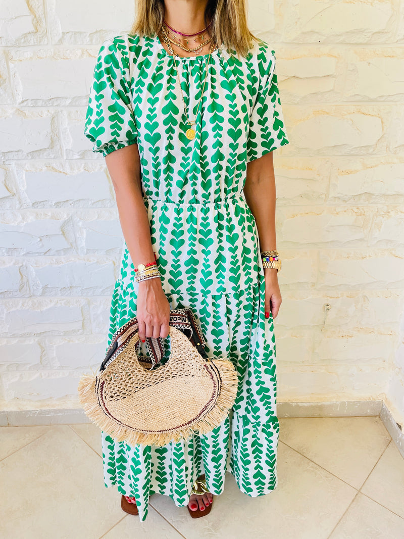 I Heart Green Dress