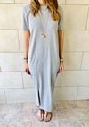 The Basic Grey Tshirt Dress