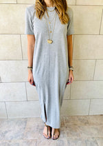 The Basic Grey Tshirt Dress