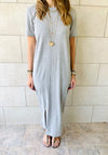 The Basic Grey Tshirt Dress